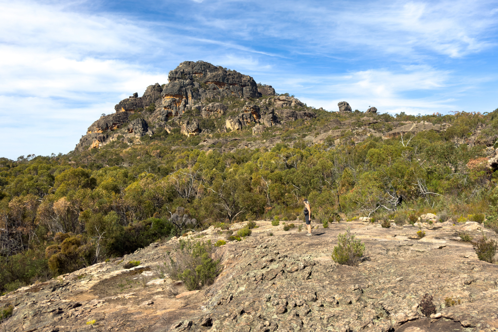 Einer der anderen Felsen um Mt. Stapylton