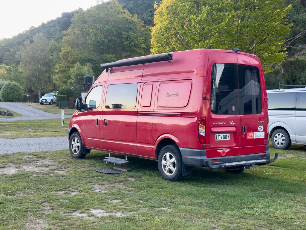Wir stehen fast auf dem gleichen Stellplatz wie das letzte Mal...