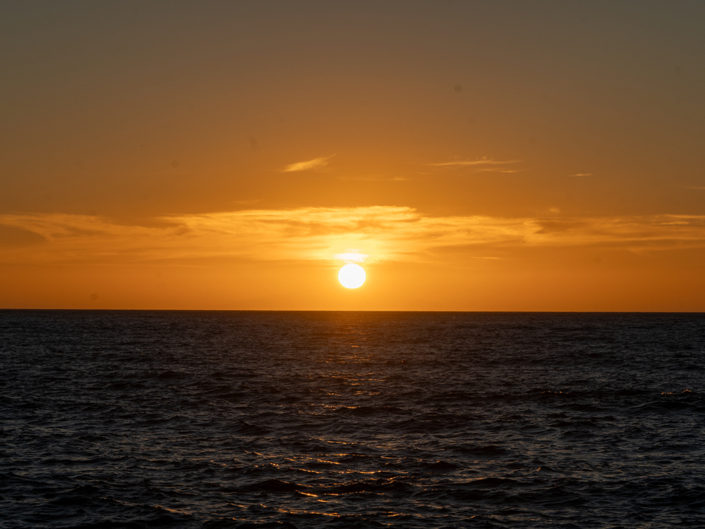 Sonnernuntergang an der Palliser Bay