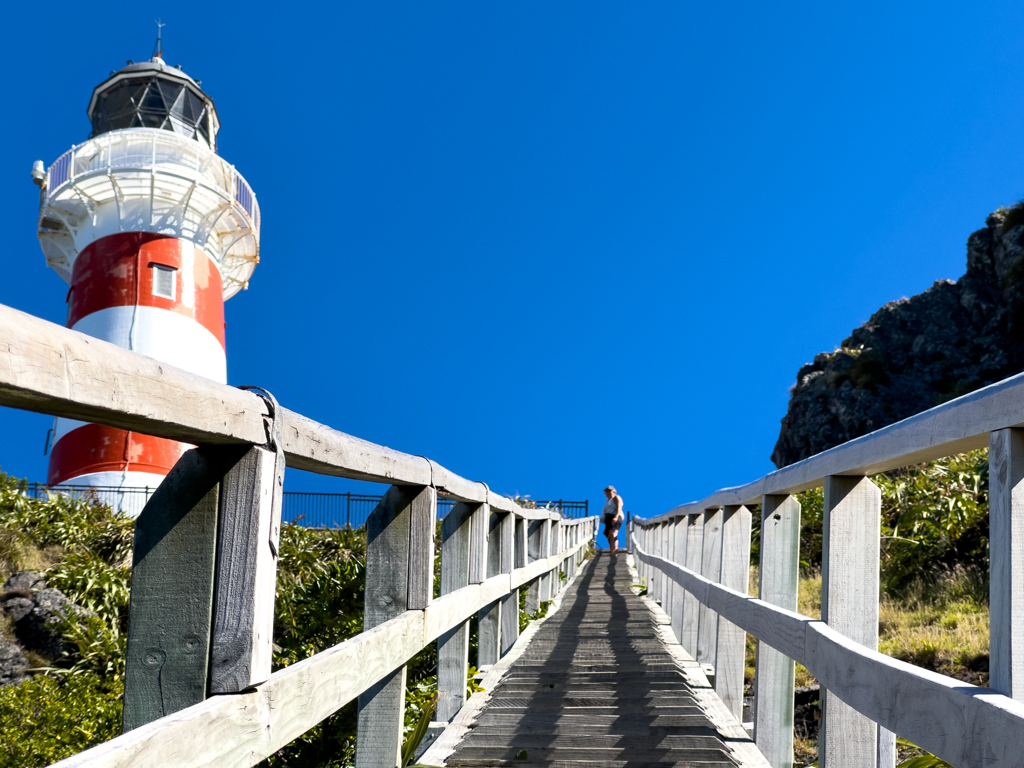 Ma ist oben beim Lighthouse angekommen