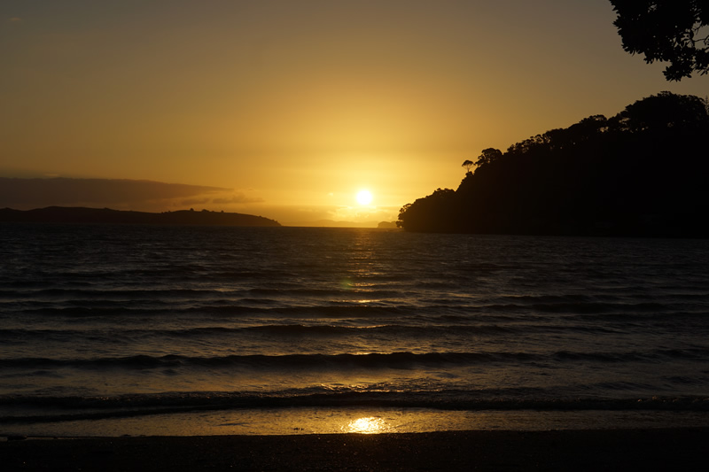 Sonnenuntergang an der Shelly Beach