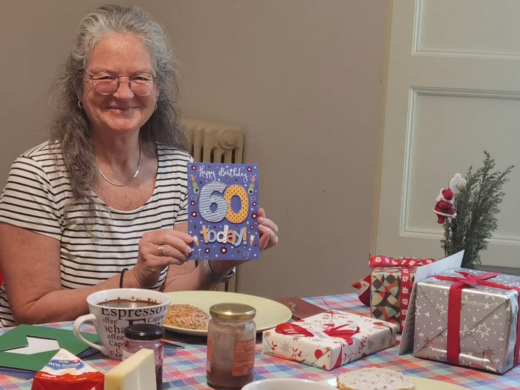 Ma an ihrem 60. Geburtstag