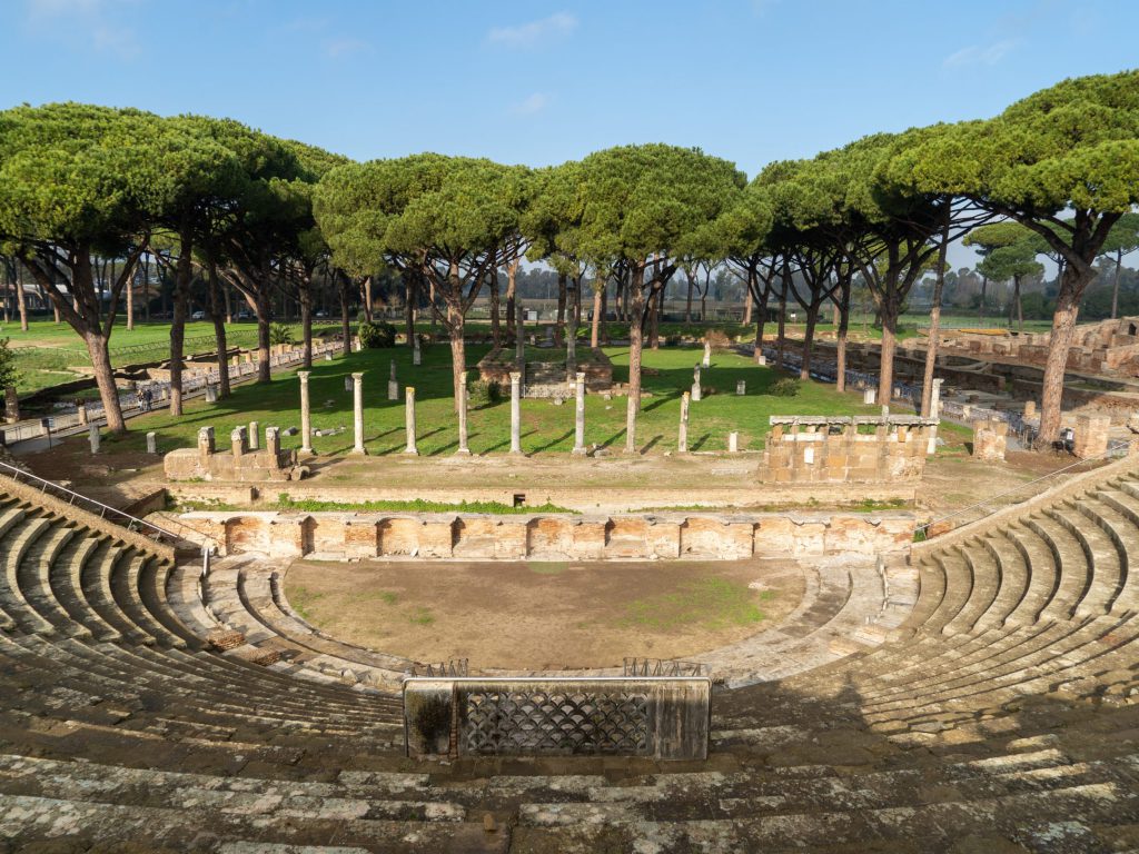 Amphitheater, Ostia, Rom