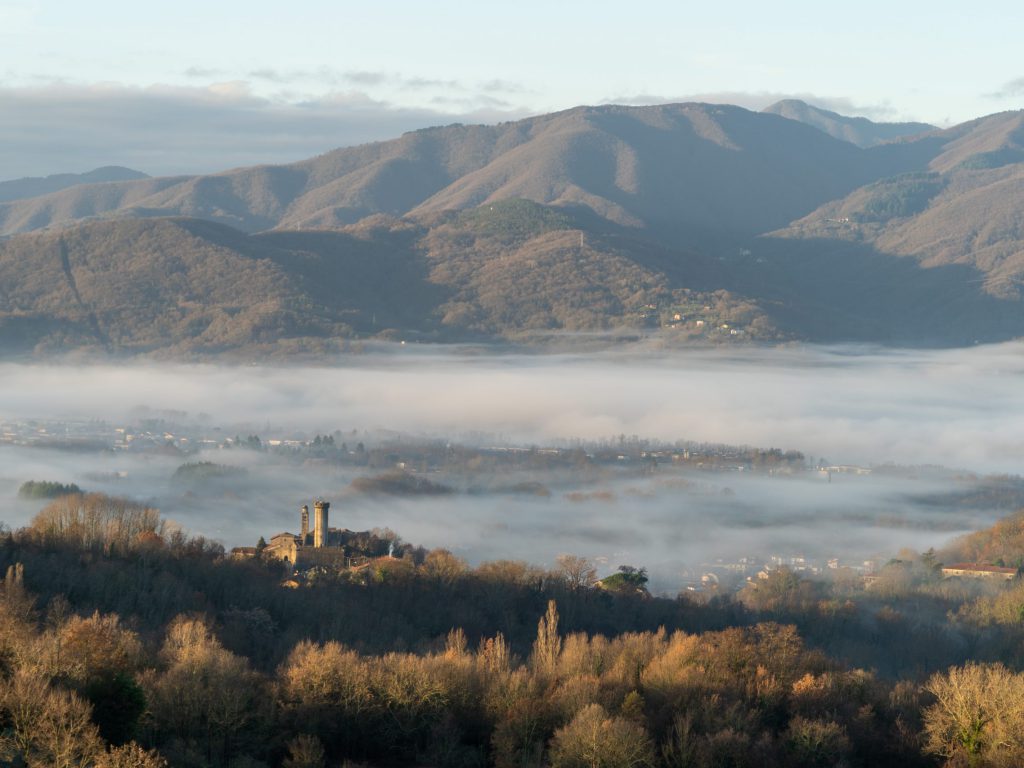 Aussicht von Orturano am Morgen