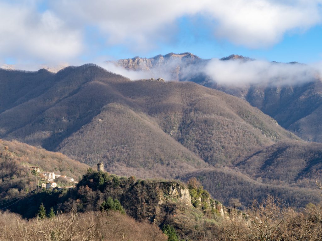 Toskana, Hügel und Berge um Orturano