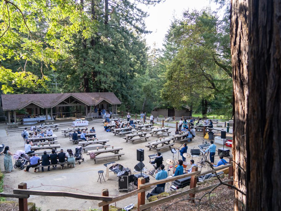 Hochzeitsfest im Park