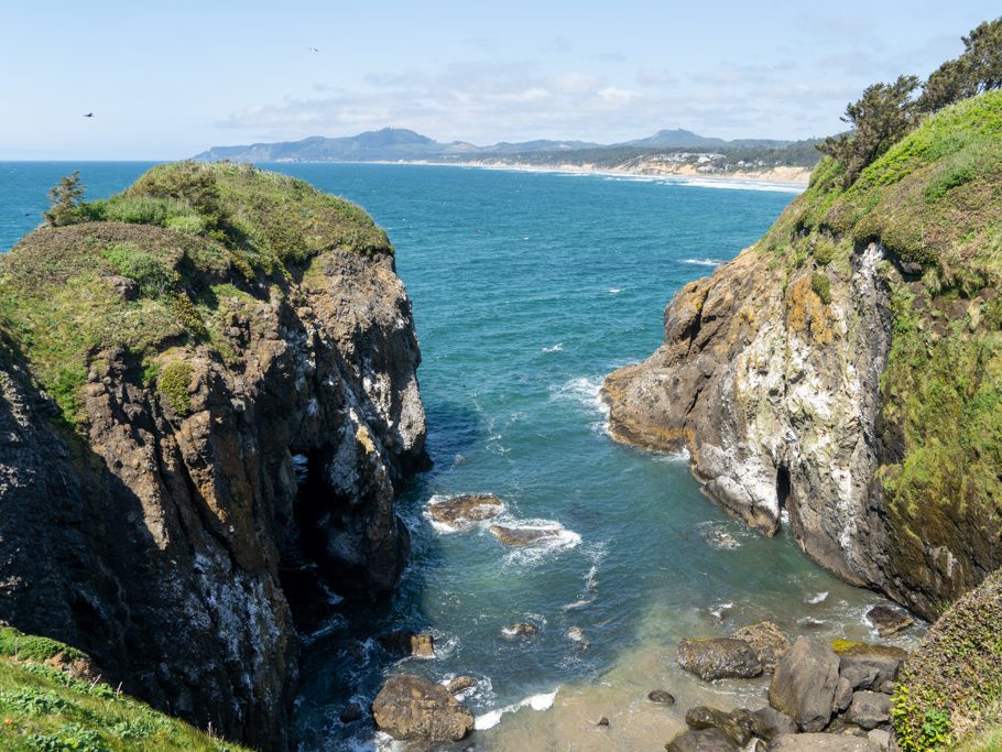 Aussicht auf die Küste von Oregon