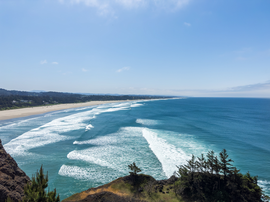 Yaquina Head, Newport; ein Surfer-Paradies