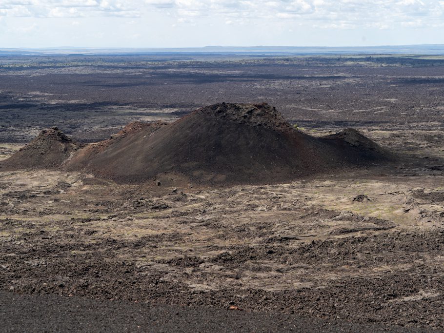 Aussicht vom Inferno Cone auf die Spatter Cones
