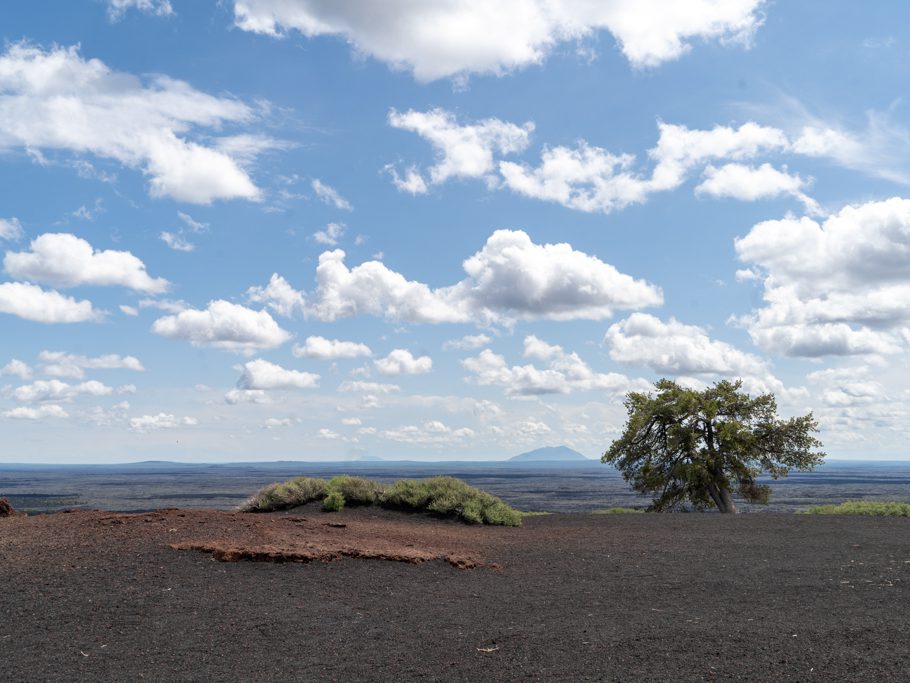 Aussicht vom Inferno Cone auf die Snake River Plain