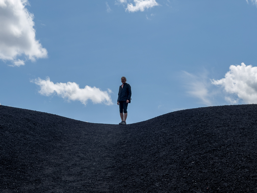 Ma auf dem "Inferno Cone"