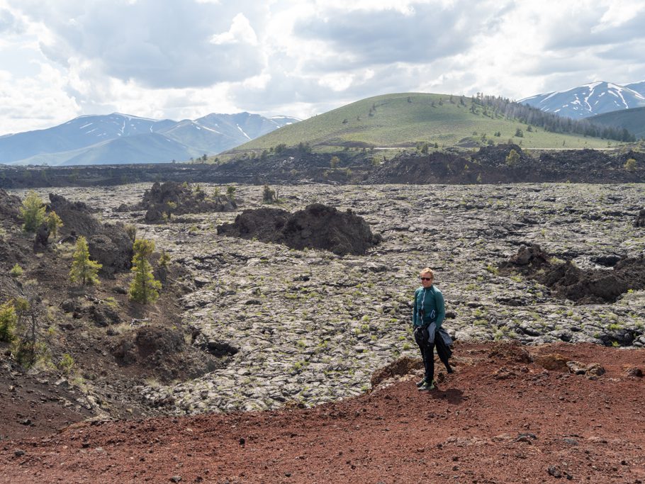 Jo in Craters of the Moon National Monument, Idaho