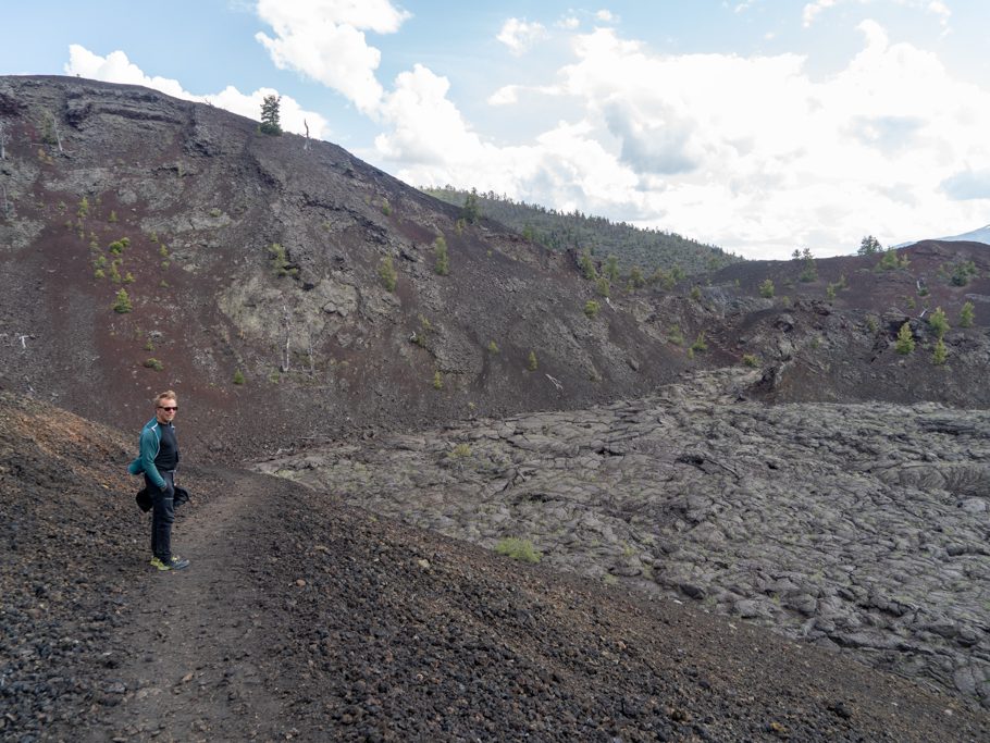 Wanderung, Craters of the Moon National Monument, Idaho