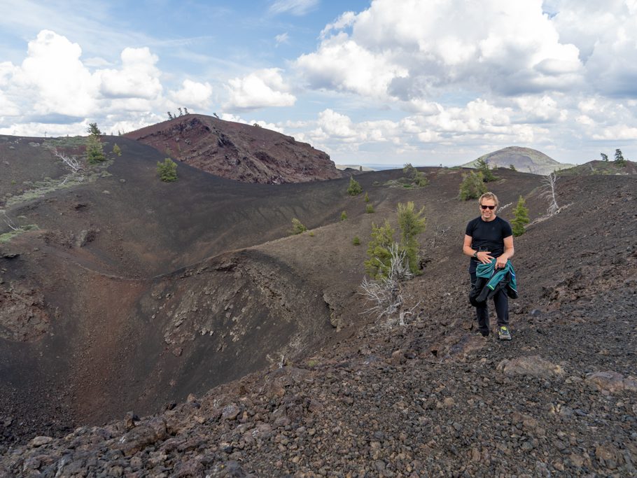 Tolle Wanderung über die Krater-Kreten, Craters of the Moon National Monument, Idaho