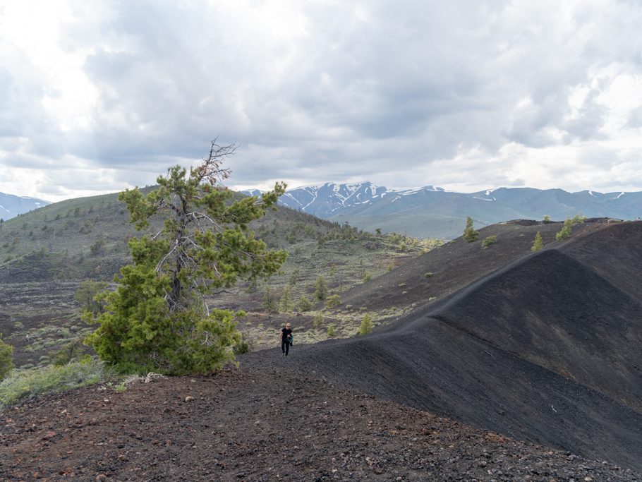 Sehr schöne Wanderung über die Krater-Kreten, Craters of the Moon National Monument, Idaho