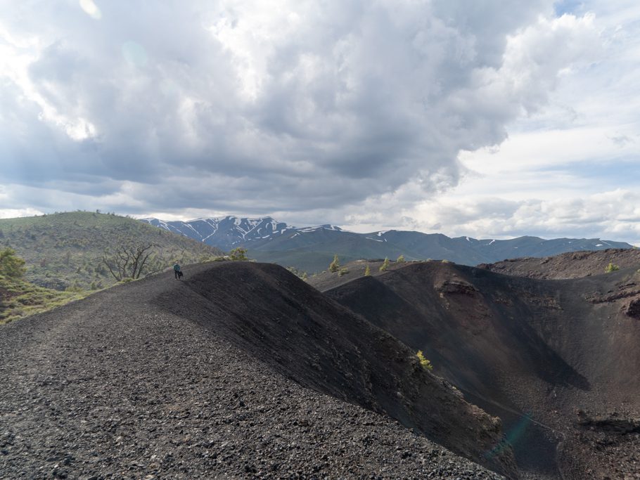 Sehr schöne Wanderung über die Krater-Kreten, Craters of the Moon National Monument, Idaho
