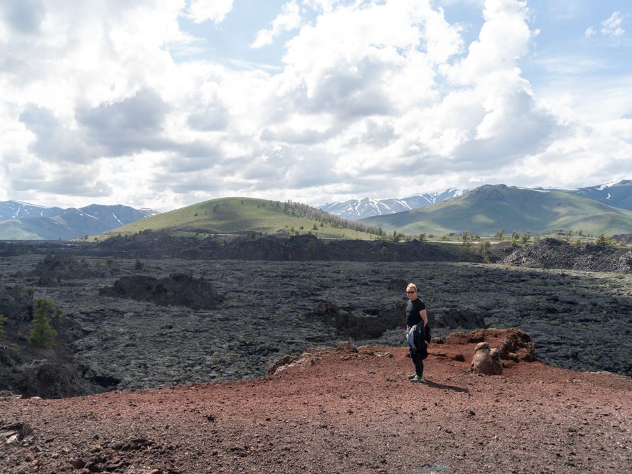 Jo bei den Craters of the Moon