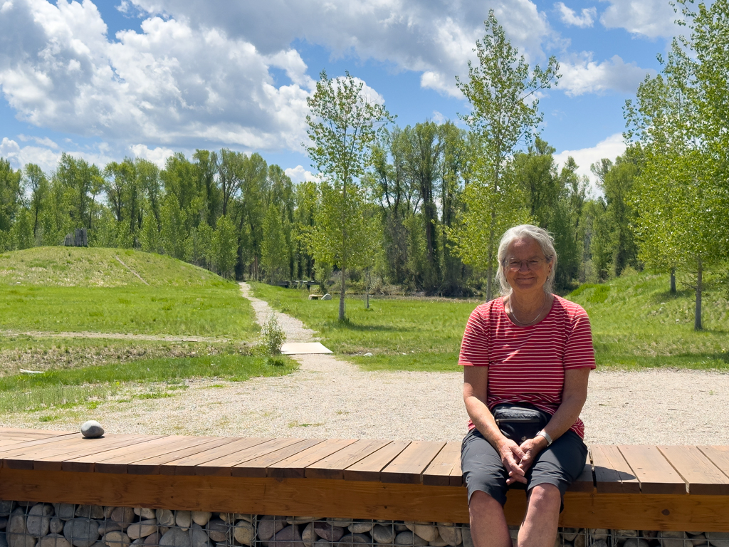 Ma im Rendevous-Park am Snake River, Jackson Hole