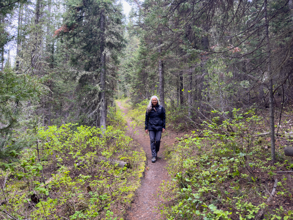 Ma auf der Wanderung zum Grand View Point