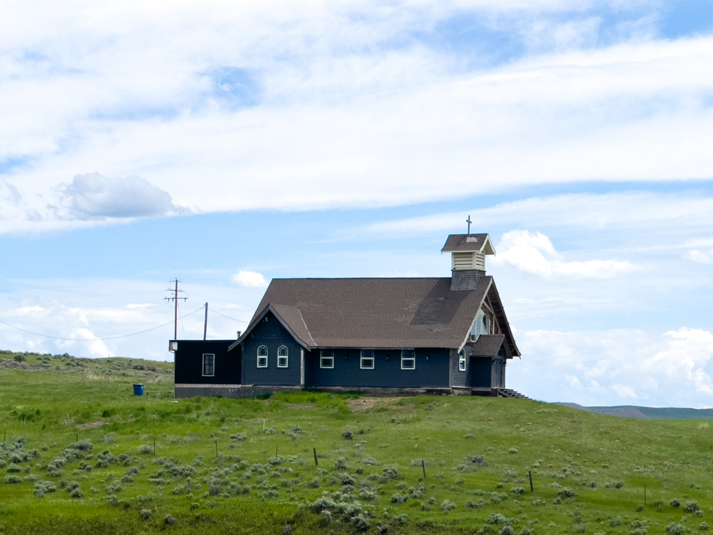 Kirche irgendwo in den Weiten Montanas