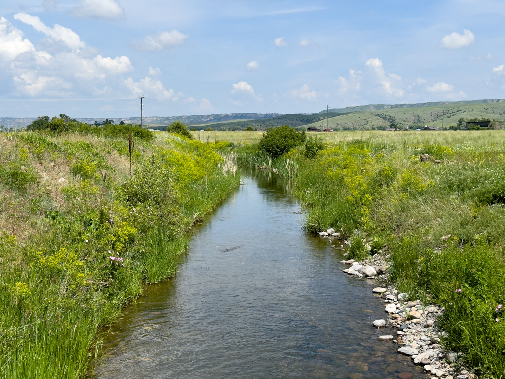 Nebenfluss/-bach beim Madison River