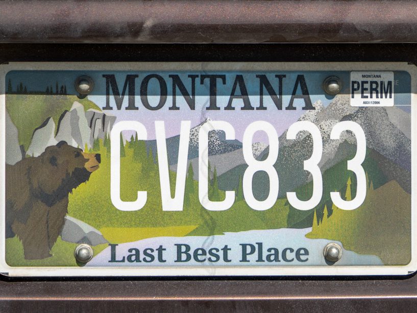 Nummernschild: Montana - Last Best Place