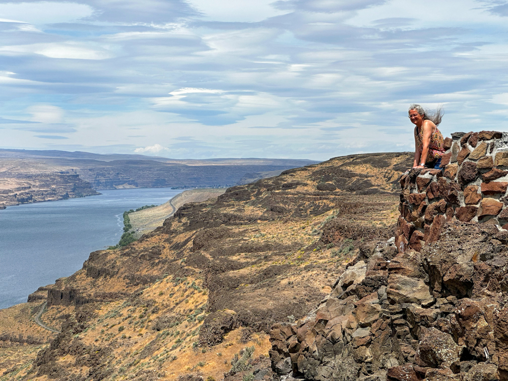 Ma am Columbia River, bei Vantage