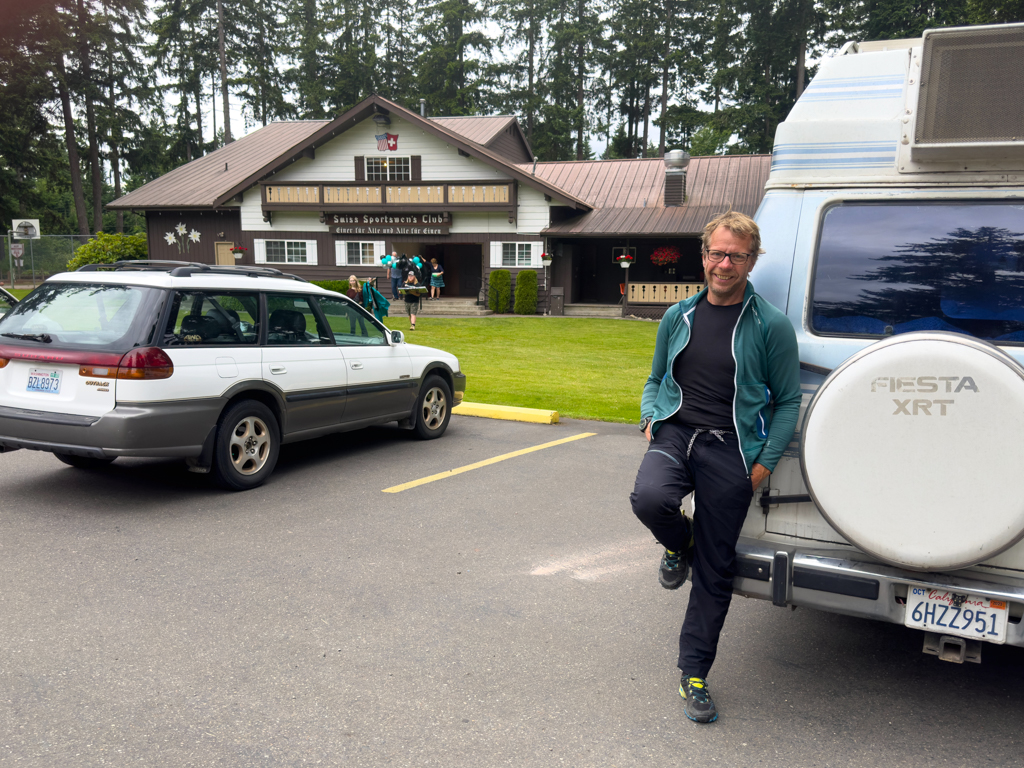 Jo beim Swiss Sportsmen's Club, Bonney Lake, Tacoma