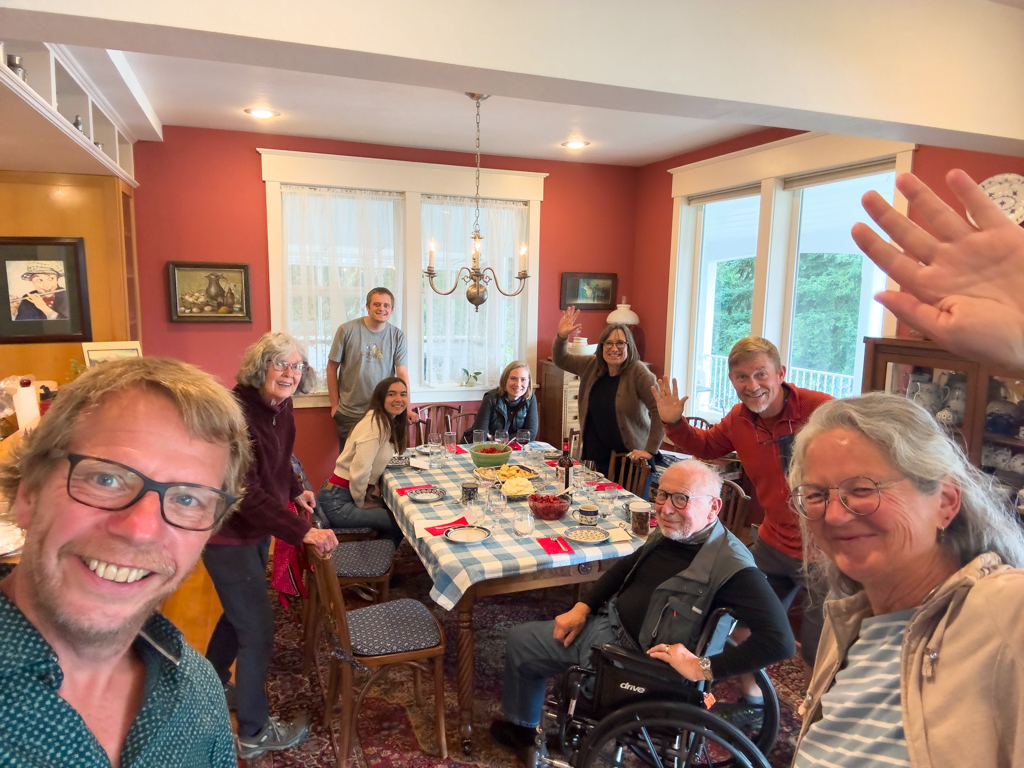Familientreffen zum Father's Day in Olympia