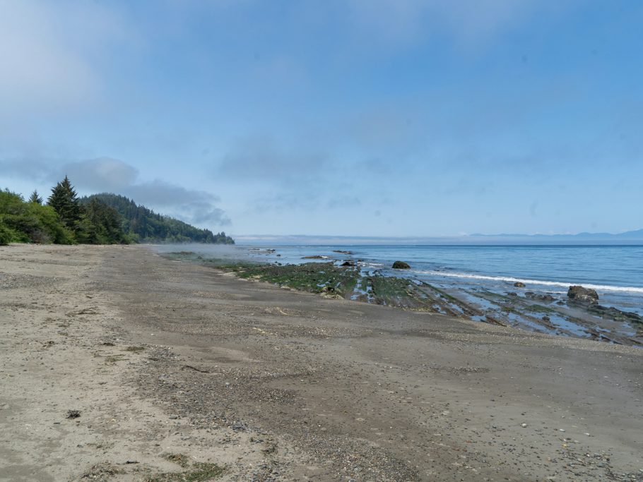 Clallam Bay, der Morgennebel löst sich auf