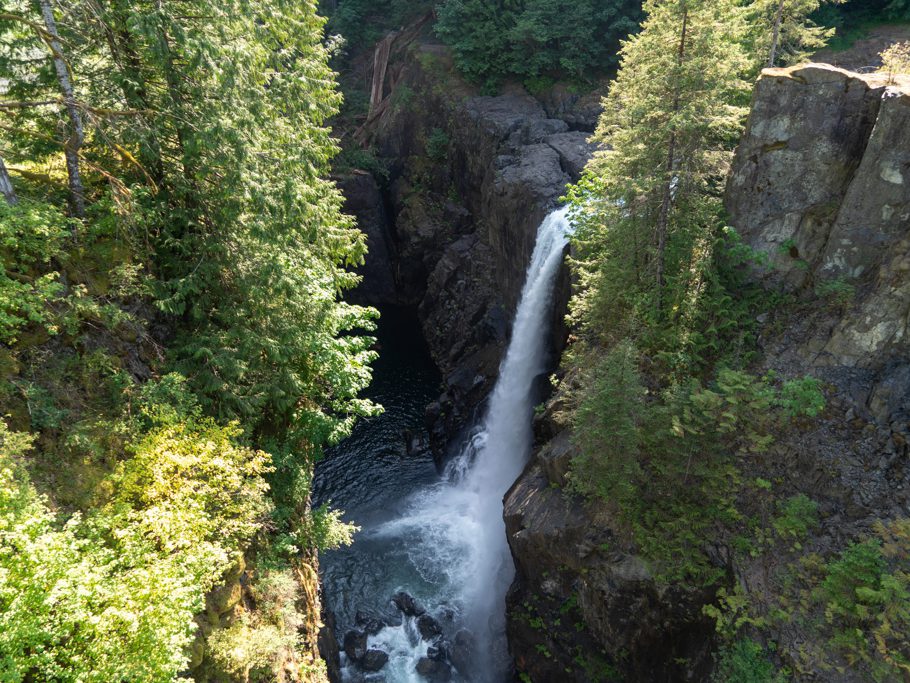 Elk River Falls - im Moment nur ein Wasserfall...