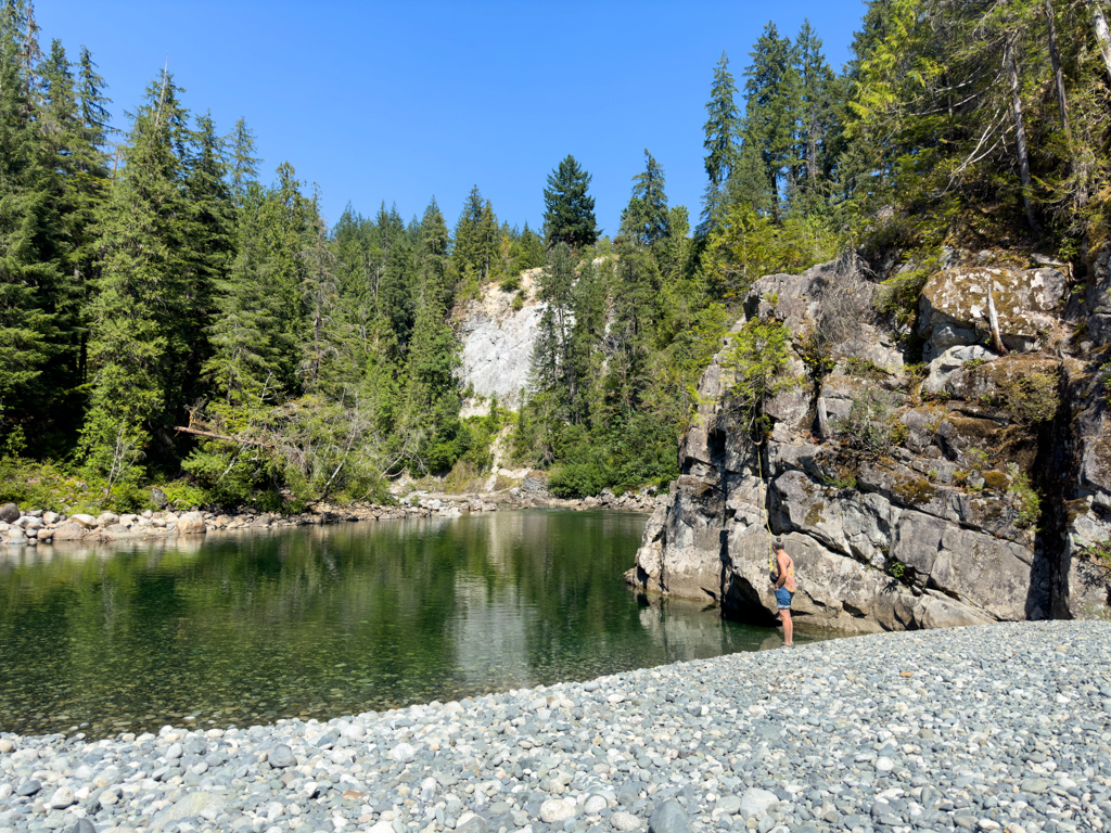 Gold River bei der Peppercorn Recreation Area