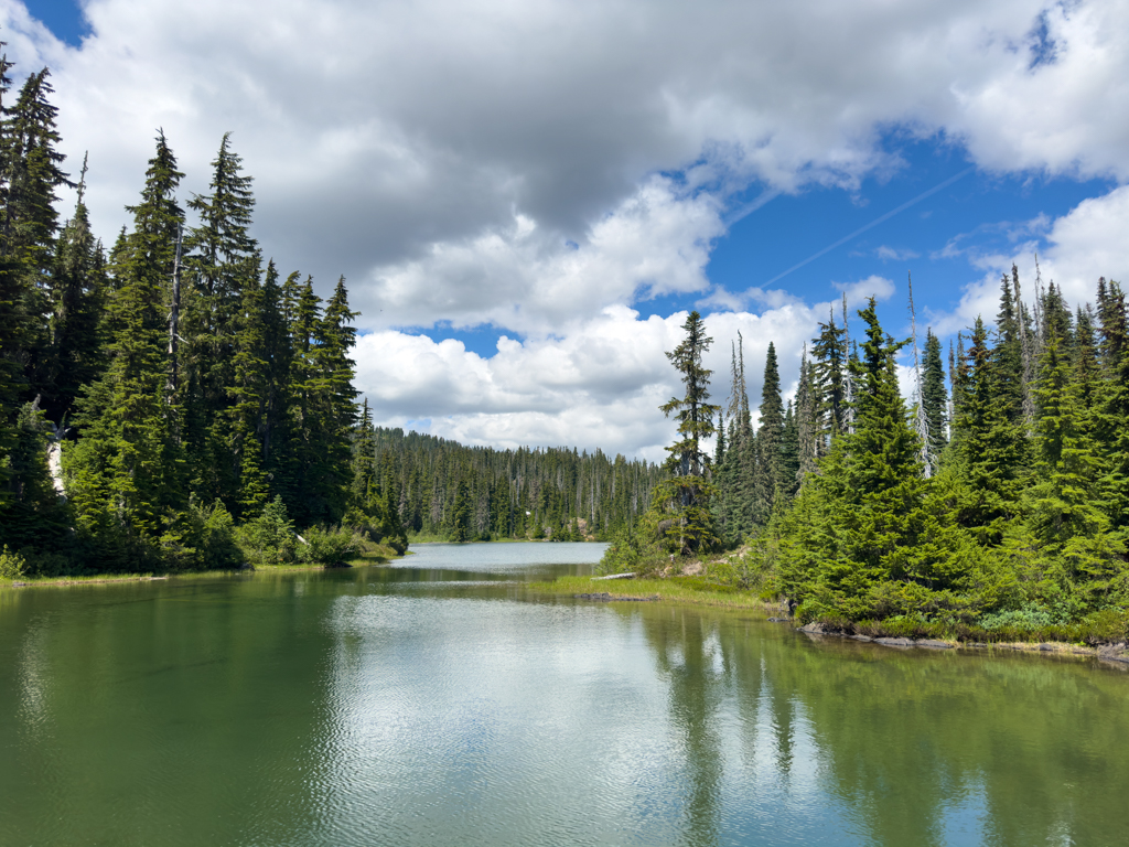 Rast- und Badestelle am Arnica Lake