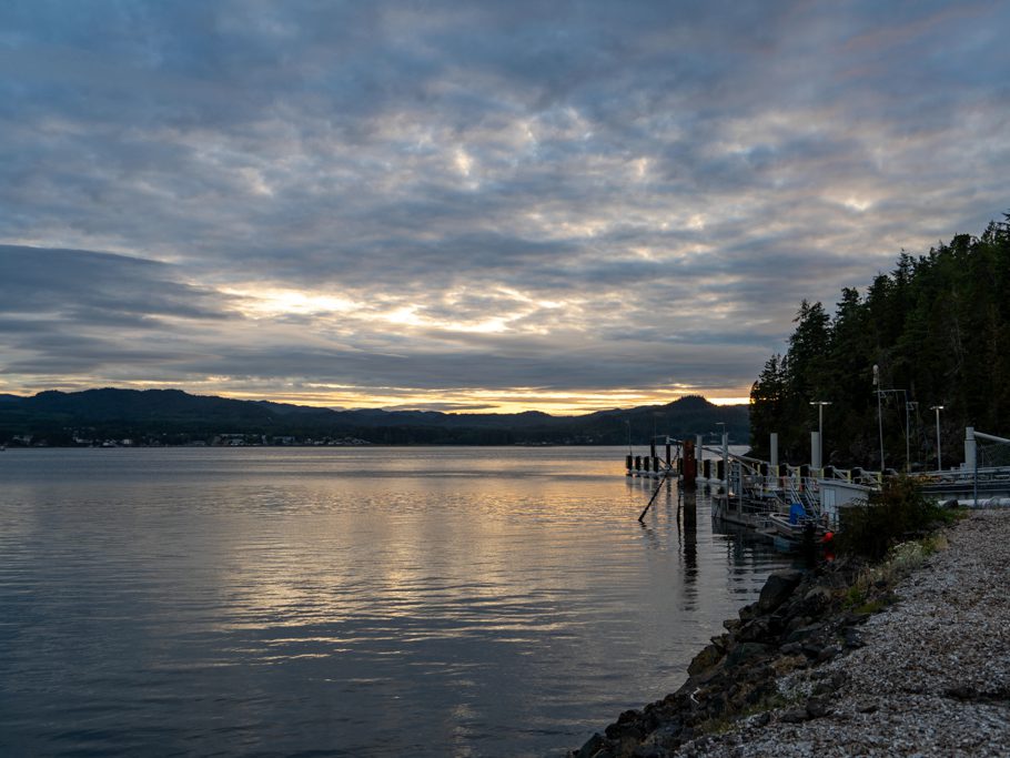 Port Hardy, Abendstimmung.