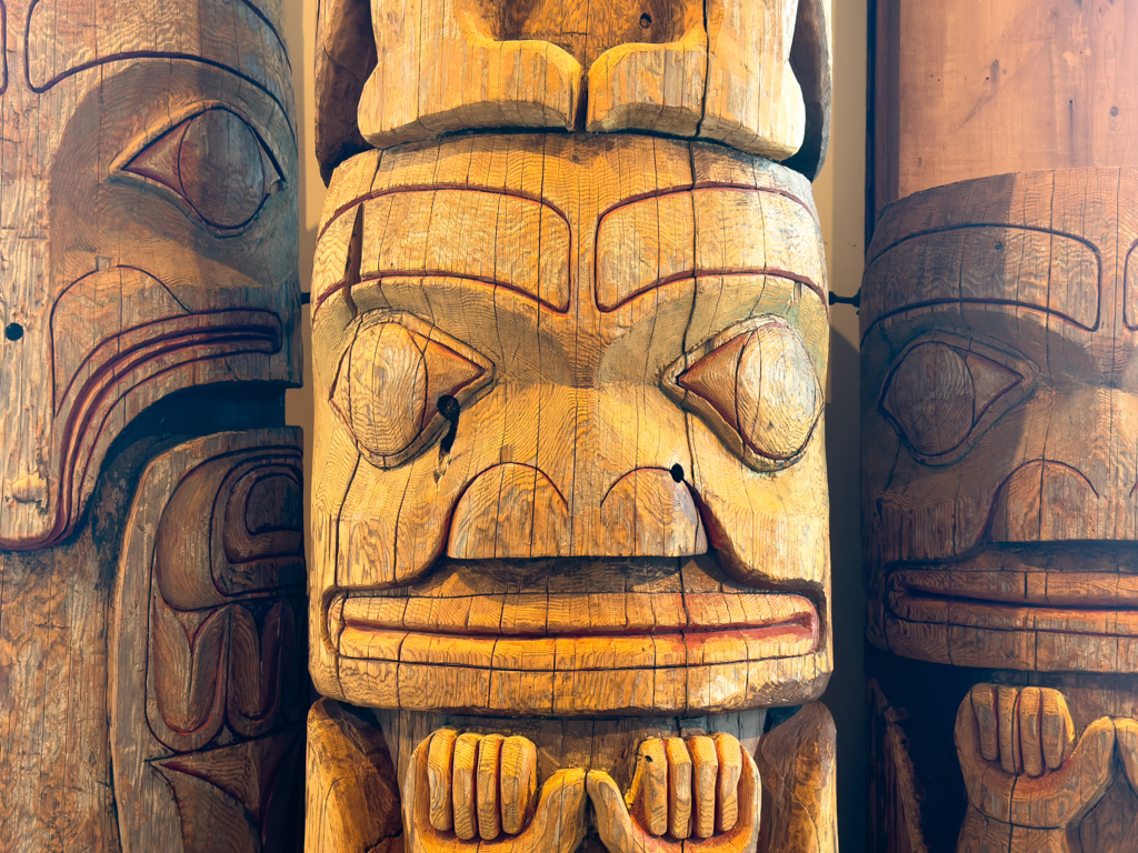 Totem im Museum von Prince Rupert