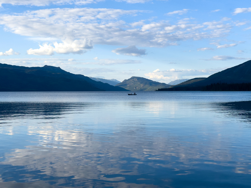 Fischer auf dem Kinaskan Lake