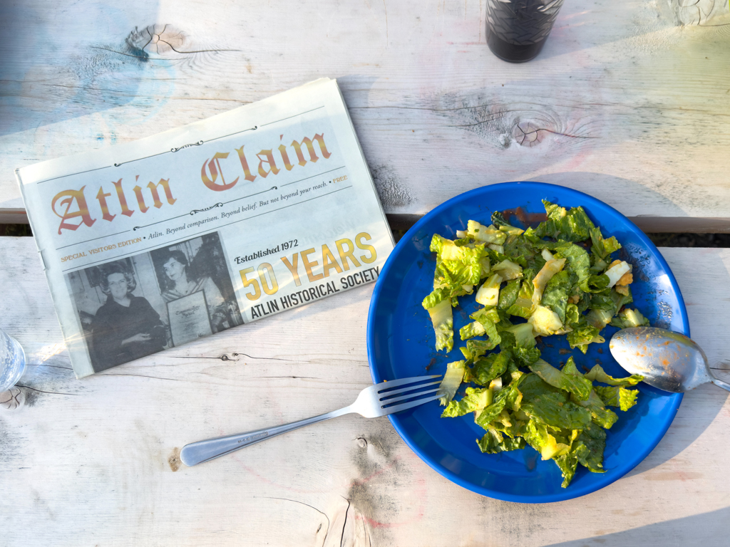 Abendessen mit interessanten News von Atlin