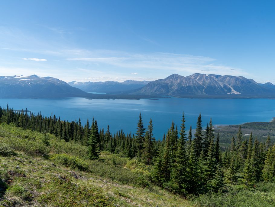 Aussicht auf dem Wanderweg auf den Monarch Mountain