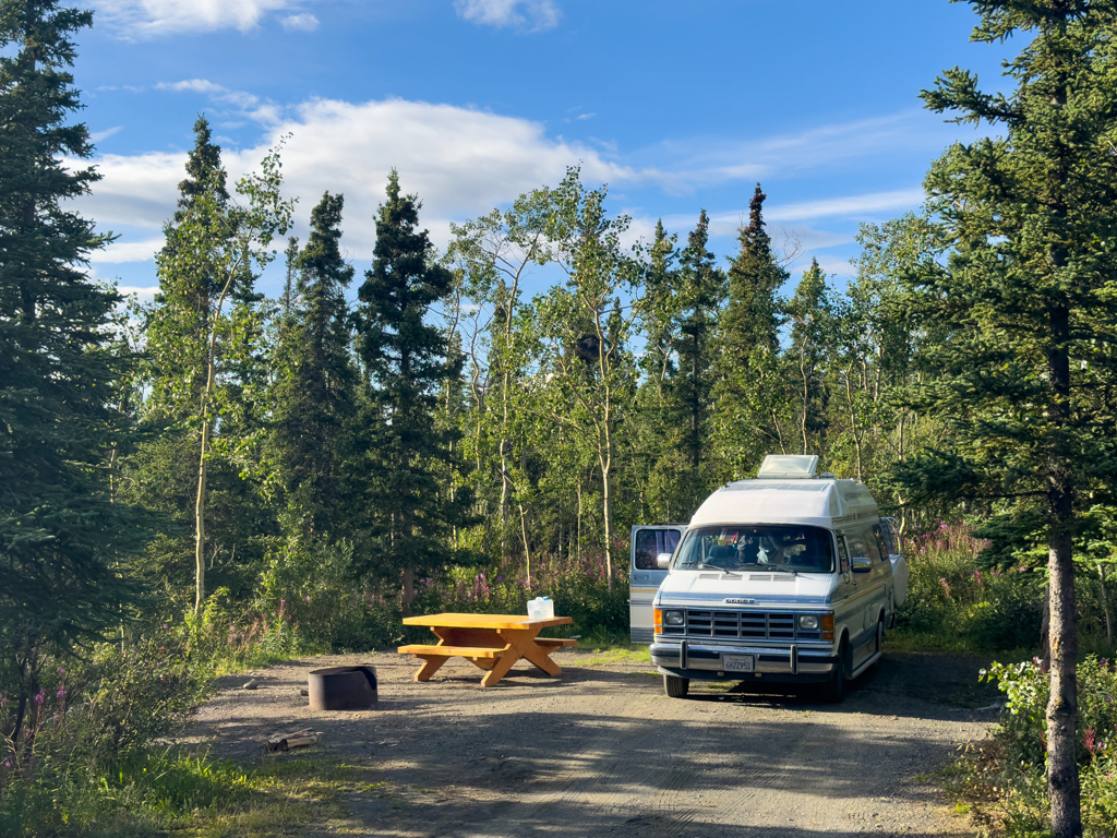 Campsite am Kathleen Lake