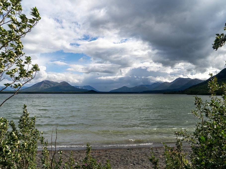 Dezadeash Lake, von unserer Campsite aus