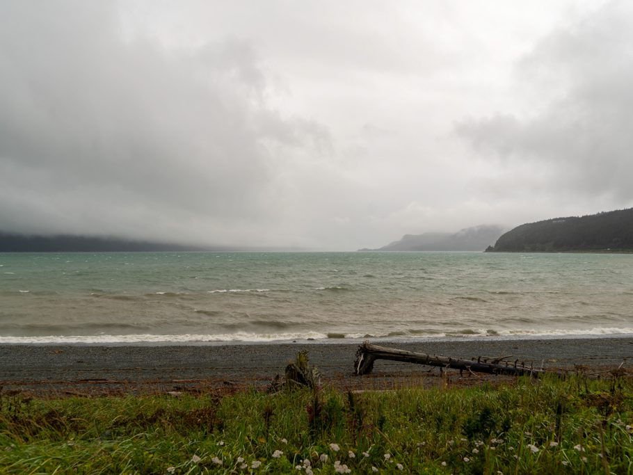 Regenwetter - tolle Stimmung am Meer