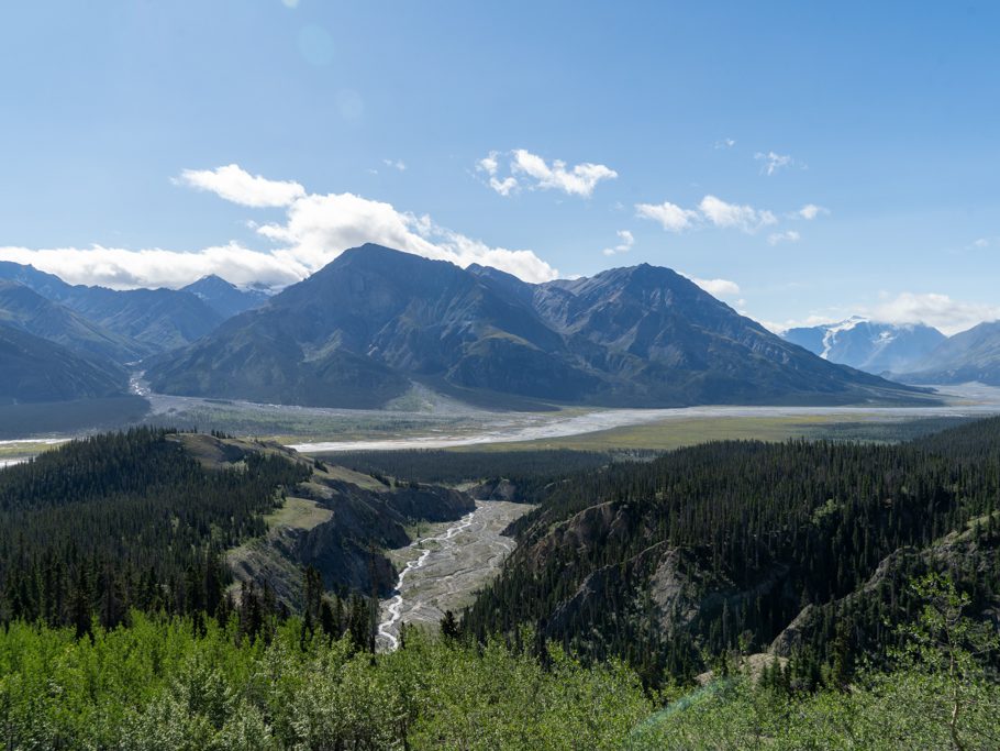 Aussicht von der Wanderung auf dem Sheep Creek Trail