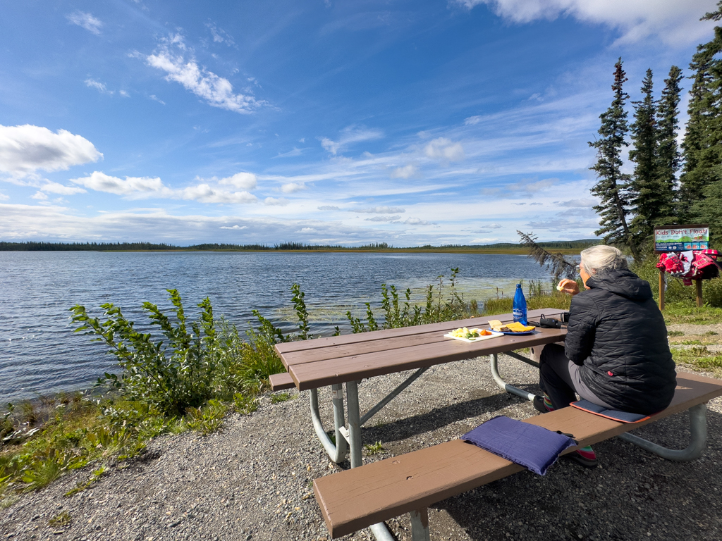 Picknick im Lakeview Campground