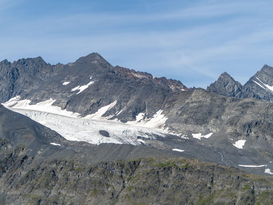 Bergpanorama vom Thompson Pass aus gesehen