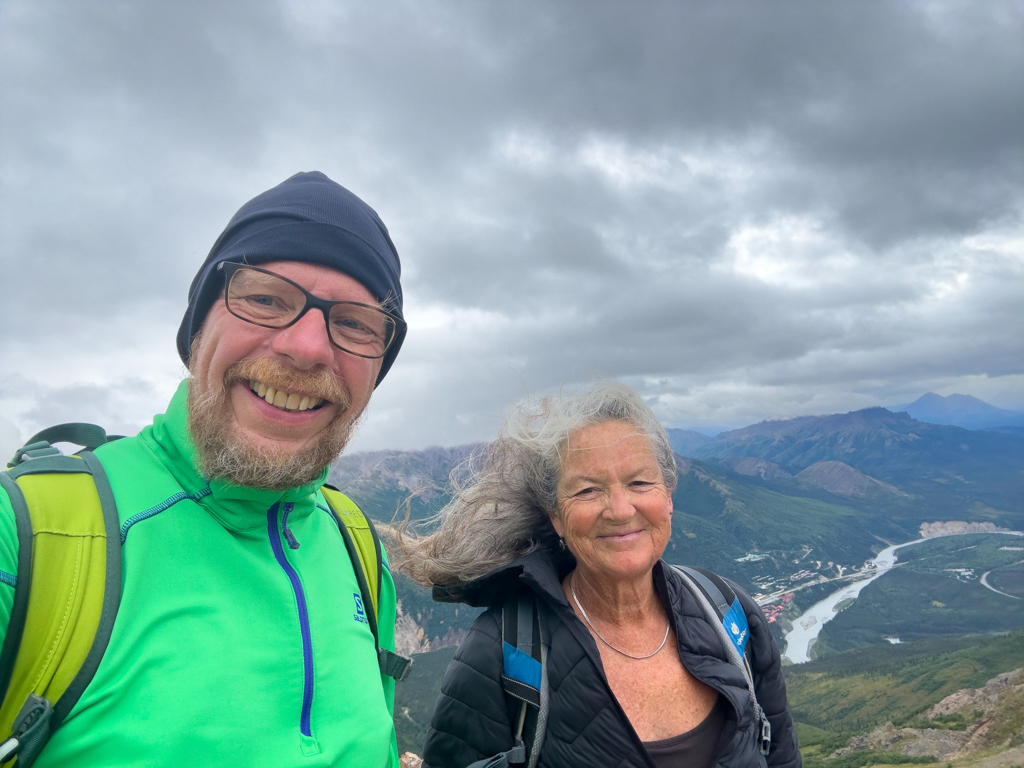 JoMa auf dem Mt. Healy, Blick nach Süden