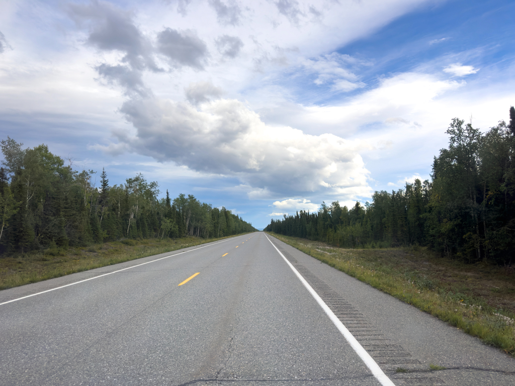 Unterwegs von Fairbanks nach Tok