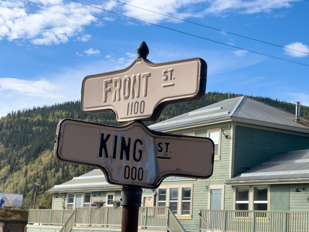 Ecke Front/King Street in Dawson City