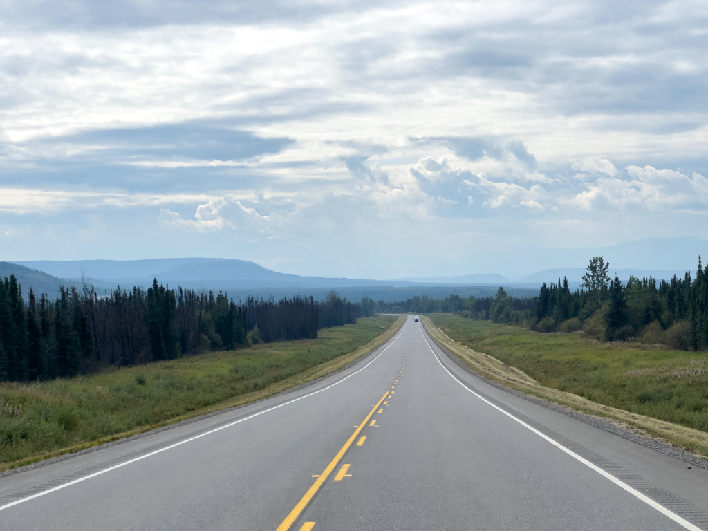 Alaska Highway, südlich von Fort Nelson