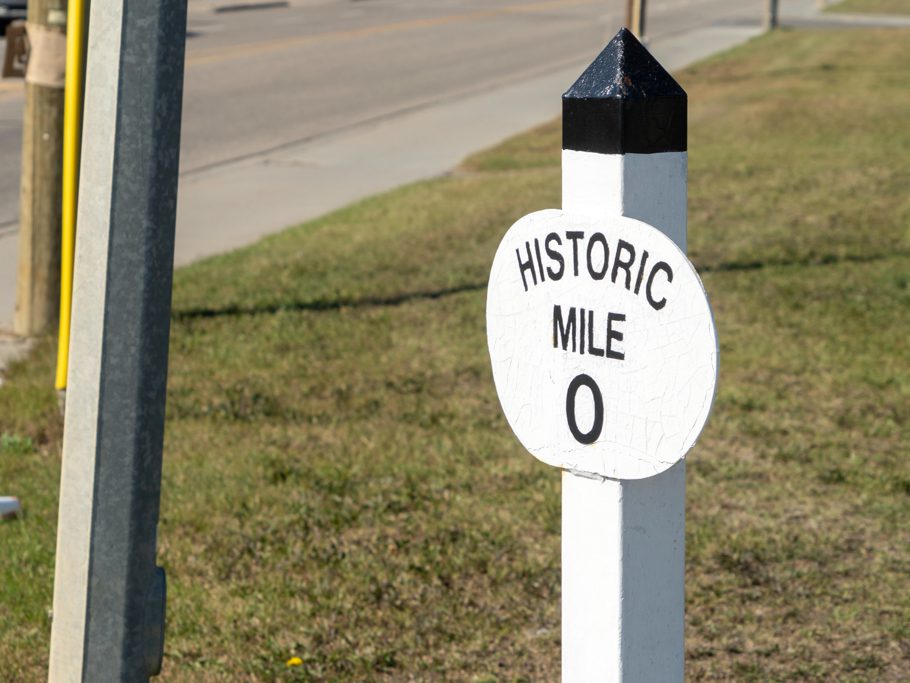 Historische Meile "0" ds Alaska Highways