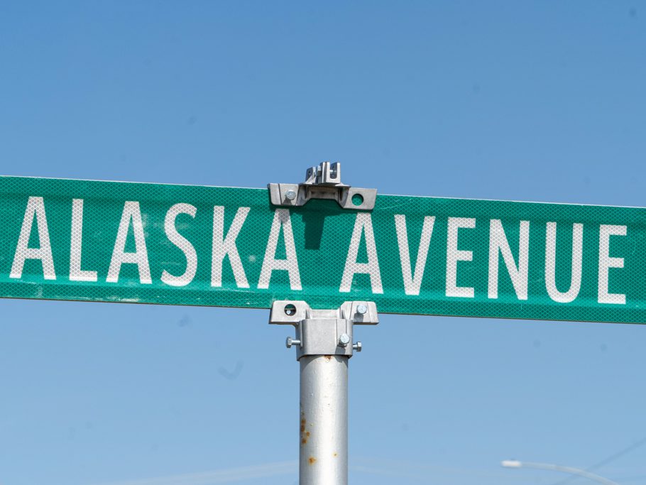 Alaska Avenue in Dawson Creek